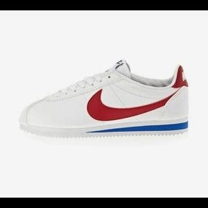 Size 7.5 - Nike Classic Cortez White Red